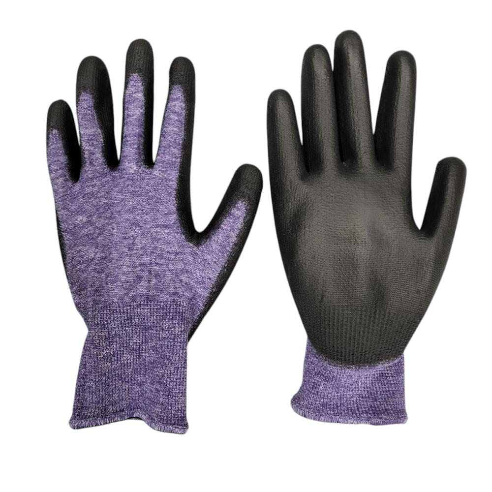 你的品牌名　ガーデニンググローブ　パープル　Ｓ