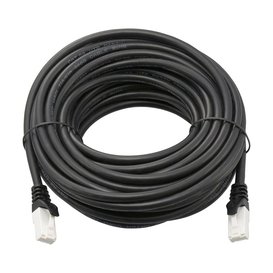 オーム電機　つめが折れないＬＡＮケーブル　カテゴリー６Ａ　１０ｍ　ブラック