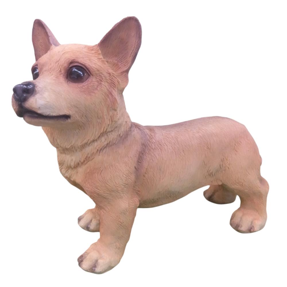 Ｂｒｅｅｚｙ　Ｇｒｅｅｎ　ガーデンオブジェ　コーギー　Ｍ