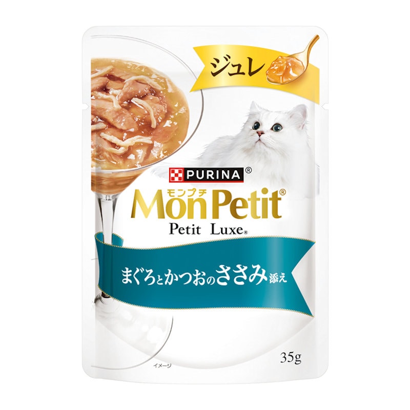 ＭＰ（モンプチ）プチリュクスパウチ　ジュレまぐろかつおのささみ