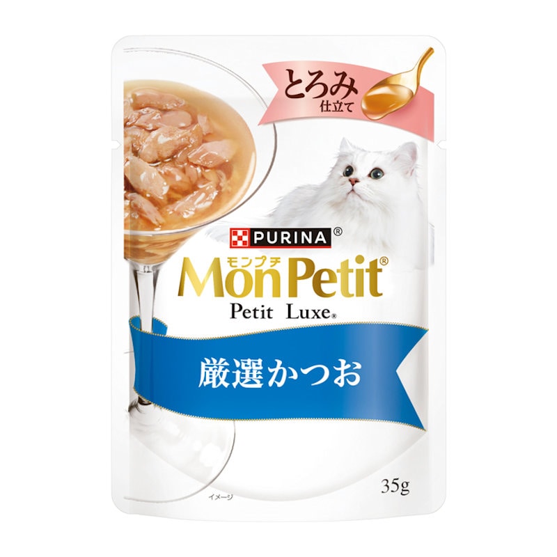 ＭＰ（モンプチ）プチリュクスパウチ　とろみ仕立て厳選かつお