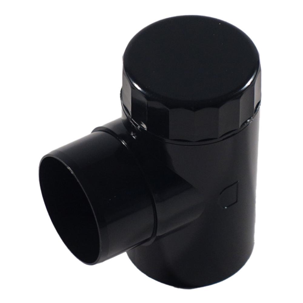 丸ドレンエルボ　ブラック　４２型