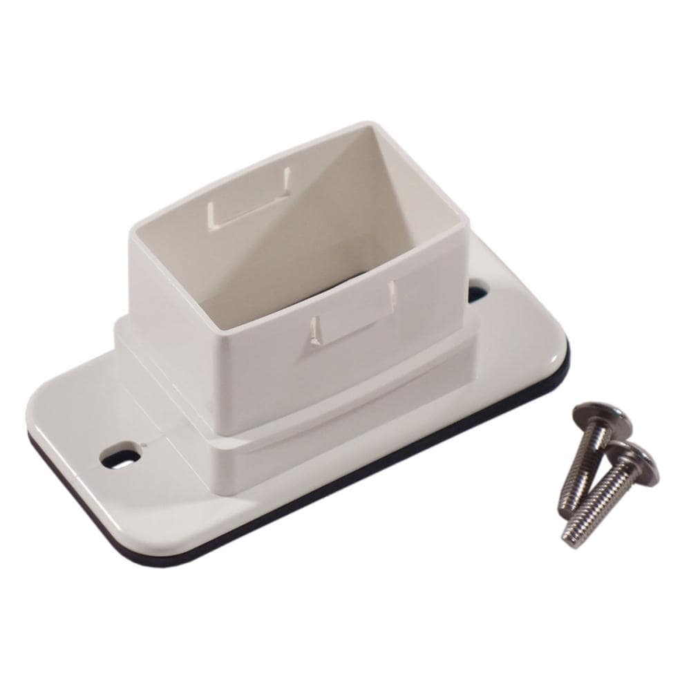 角アタッチメントパッキン　ホワイト４５×３０ｍｍ　ビス付