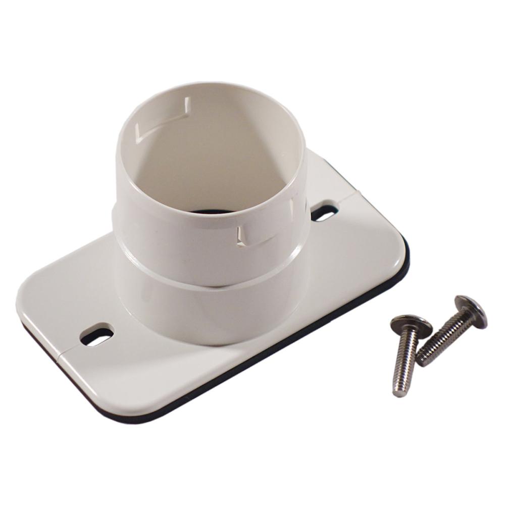 丸アタッチメント・パッキン　ホワイト　４２型ビス付