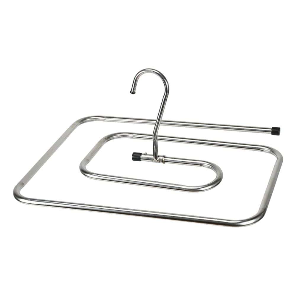 パール金属　メタリア　ステンレス製　シーツ＆バスタオルハンガー