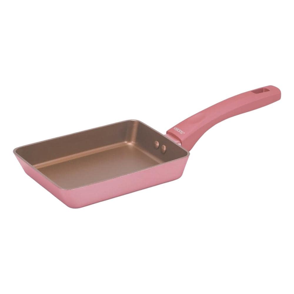 パール金属　ＶＩＳＩＯＮＳ　エッグパン　１３×１８ｃｍ　ピンク