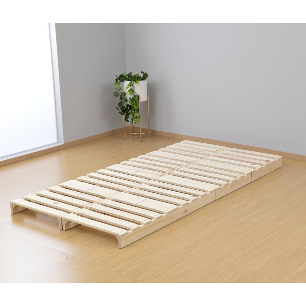 山善（ＹＡＭＡＺＥＮ）　木製パレットベッド　８枚組　シングル　ＷＰＢ－８（ＮＡ）