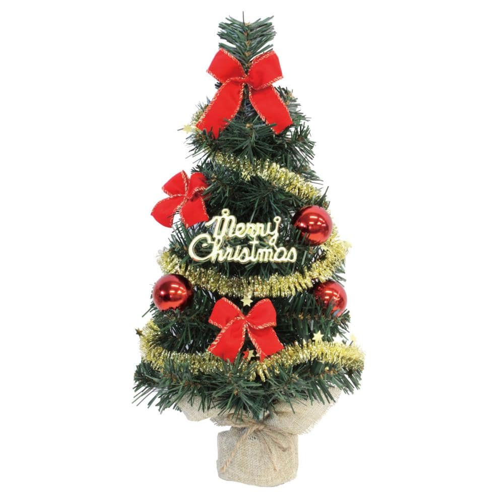 東京ローソク　ハンギングツリー　ゴールド＆レッド　４５ｃｍ