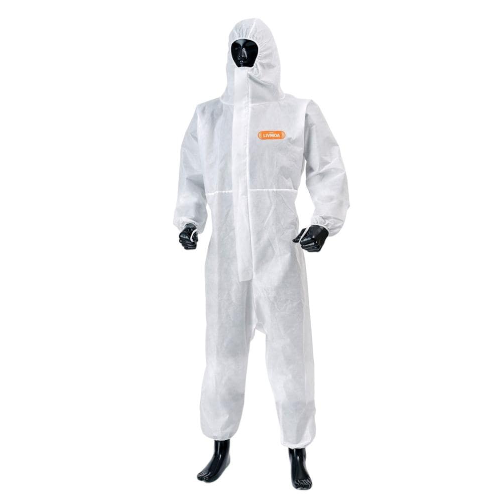 東レ　ＬＩＶＭＯＡ　化学防護服　耐水圧スタンダードタイプ（帯電防止加工）　１０００ＡＳ　ツナギ　Ｌ