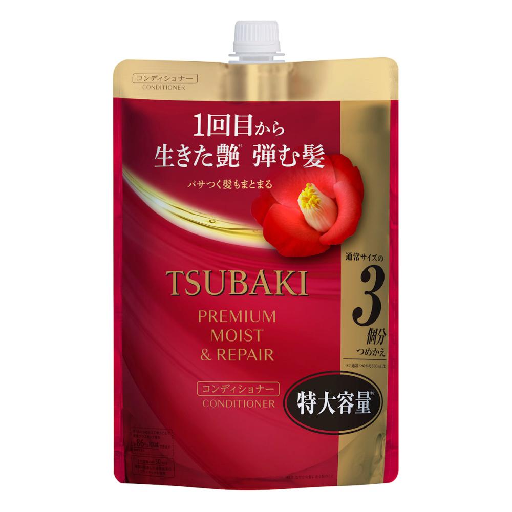 ファイントゥデイ　ＴＳＵＢＡＫＩ　ツバキ　プレミアムモイストコンディショナー　詰め替え用　９００ｍＬ