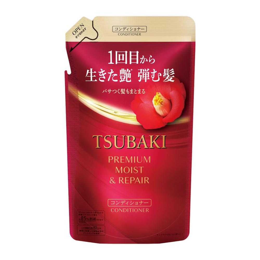 ファイントゥデイ　ＴＳＵＢＡＫＩ　ツバキ　プレミアムモイストコンディショナー　詰め替え用　３００ｍＬ
