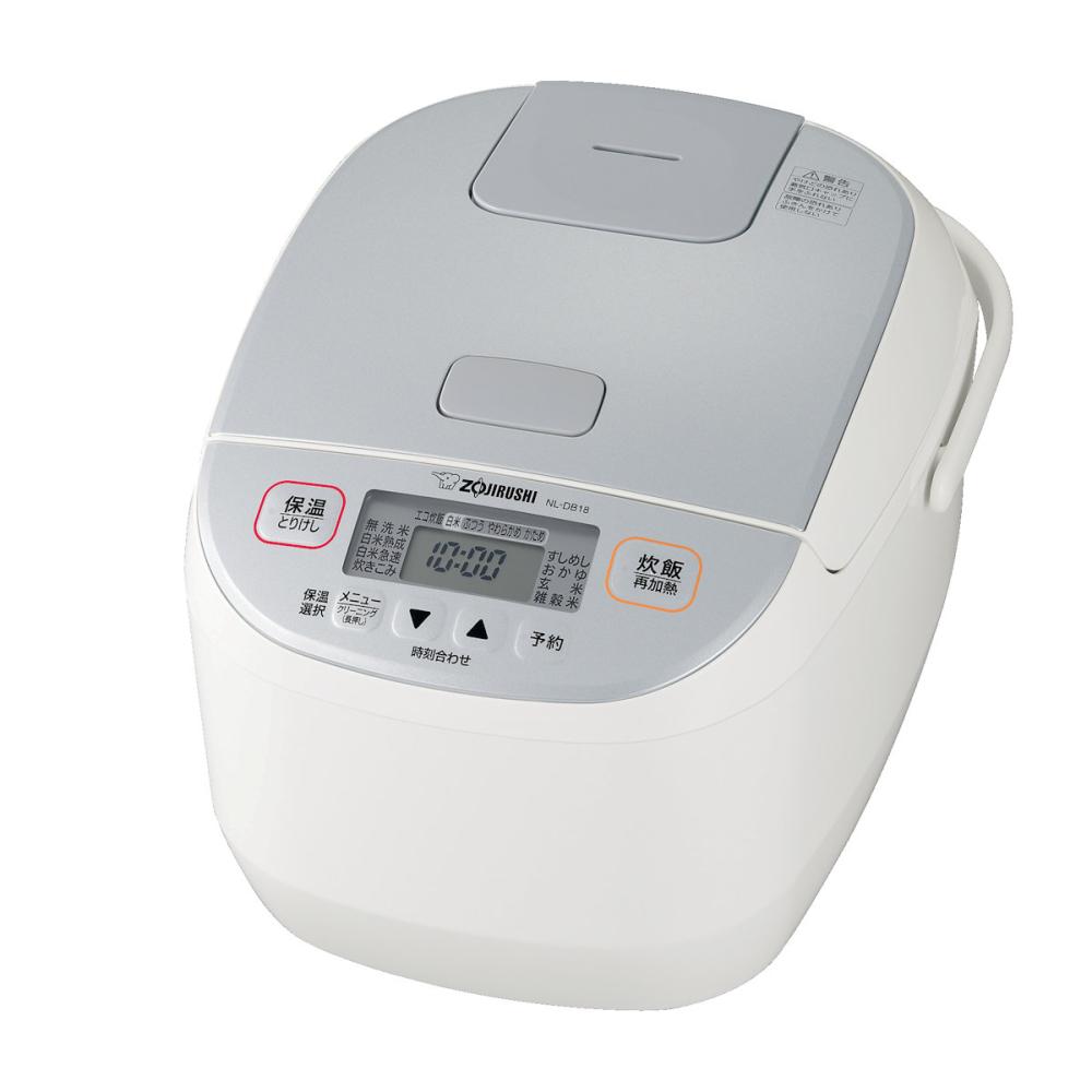 象印　マイコン炊飯ジャー　１升炊き　ホワイト　ＮＬ－ＤＢ１８－ＷＡ