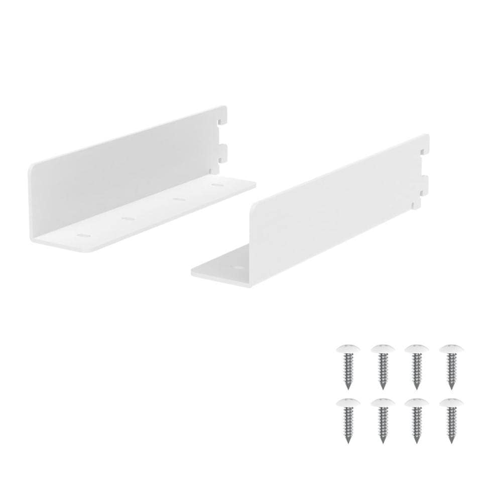 平安伸銅工業　ラブリコ　棚受トレイ型アイアン　１９０　ホワイト　ＩＸＯ－５３２