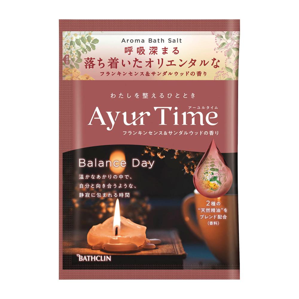 バスクリン　アーユルタイム　バランスデイ　お試し用　４０ｇ