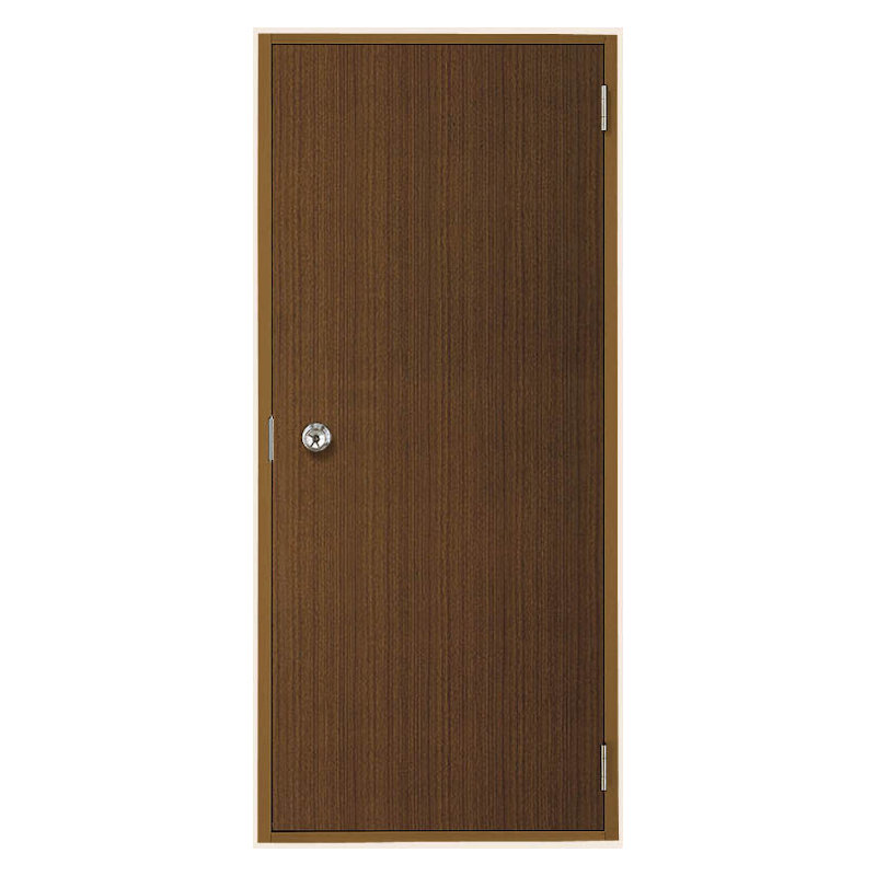 ＬＩＸＩＬ　ロンカラーフラッシュドア　フラット　本体のみ　握り玉仕様　ランマ無し　木目　０６５２０