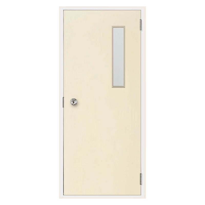 ＬＩＸＩＬ　ロンカラーフラッシュドア　立額付　本体のみ　握り玉仕様　ランマ無し　アイボリー　０８１８