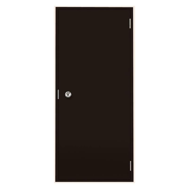 ＬＩＸＩＬ　ロンカラーフラッシュドア　フラット　本体のみ　レバー仕様　ランマ無し　ブラック　０６５２０