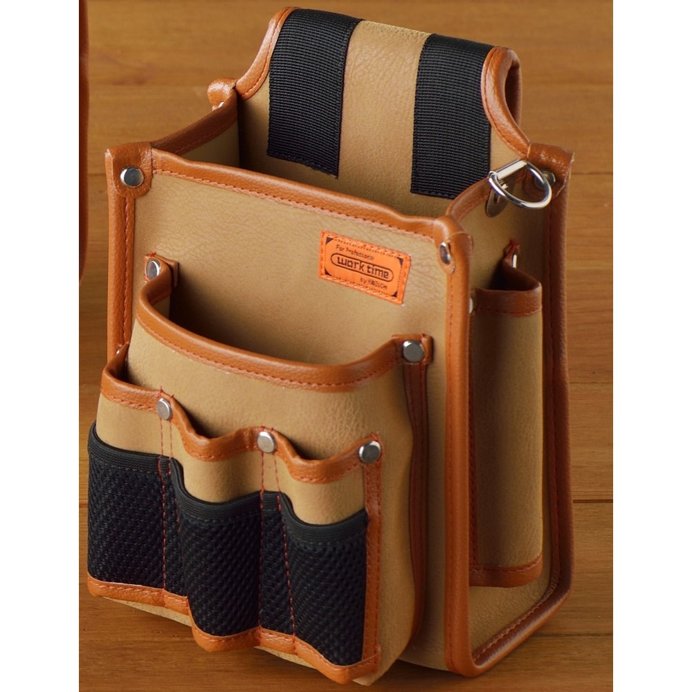 コヅチ　ＷＯＲＫＴＩＭＥ　男の職人袋　電工２段　工具差付　ＫＮＴ－１３