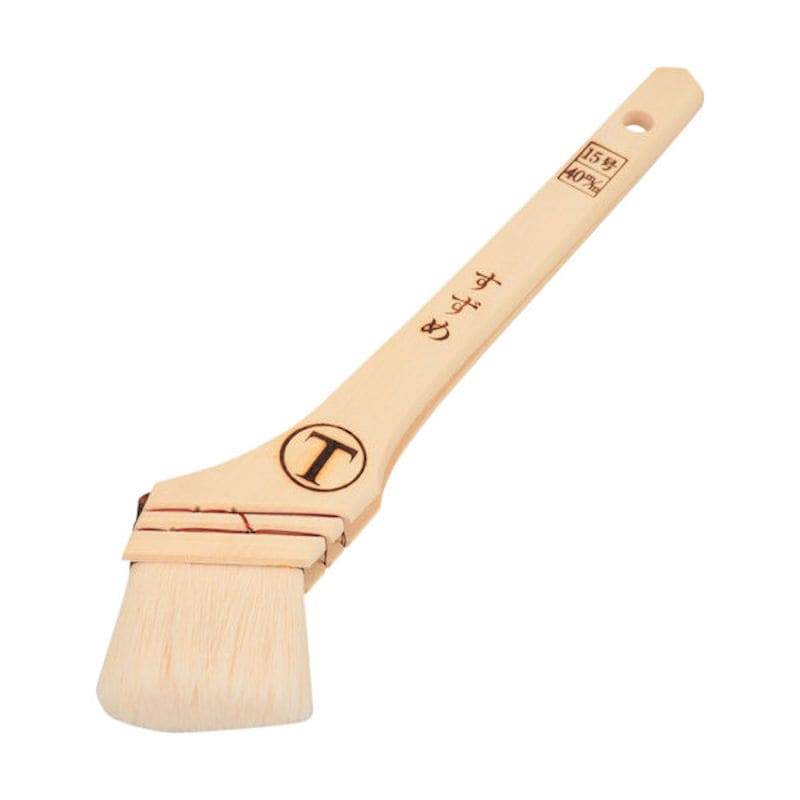 大塚刷毛　すずめニス　筋違刷毛　４０ｍｍ　１５号