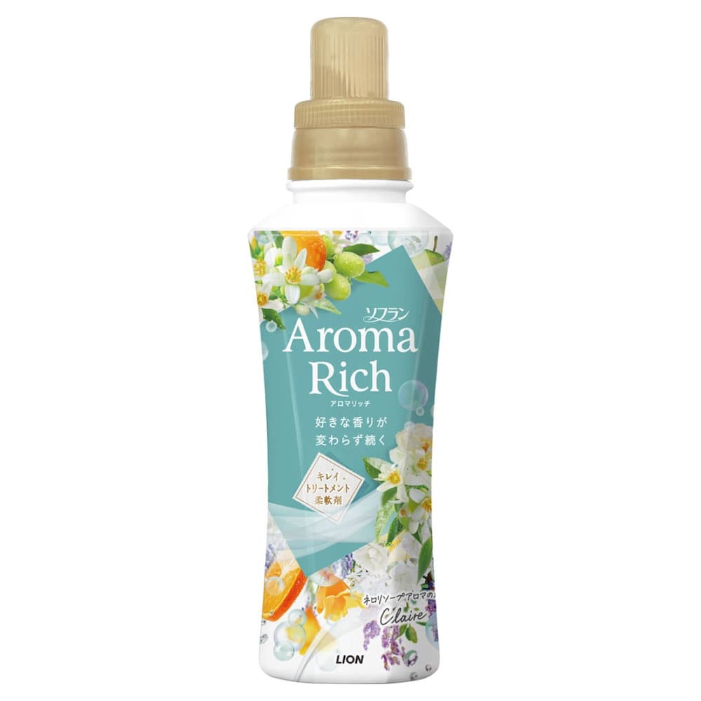 ライオン　ソフランアロマリッチクレア　本体　４８０ｍＬ
