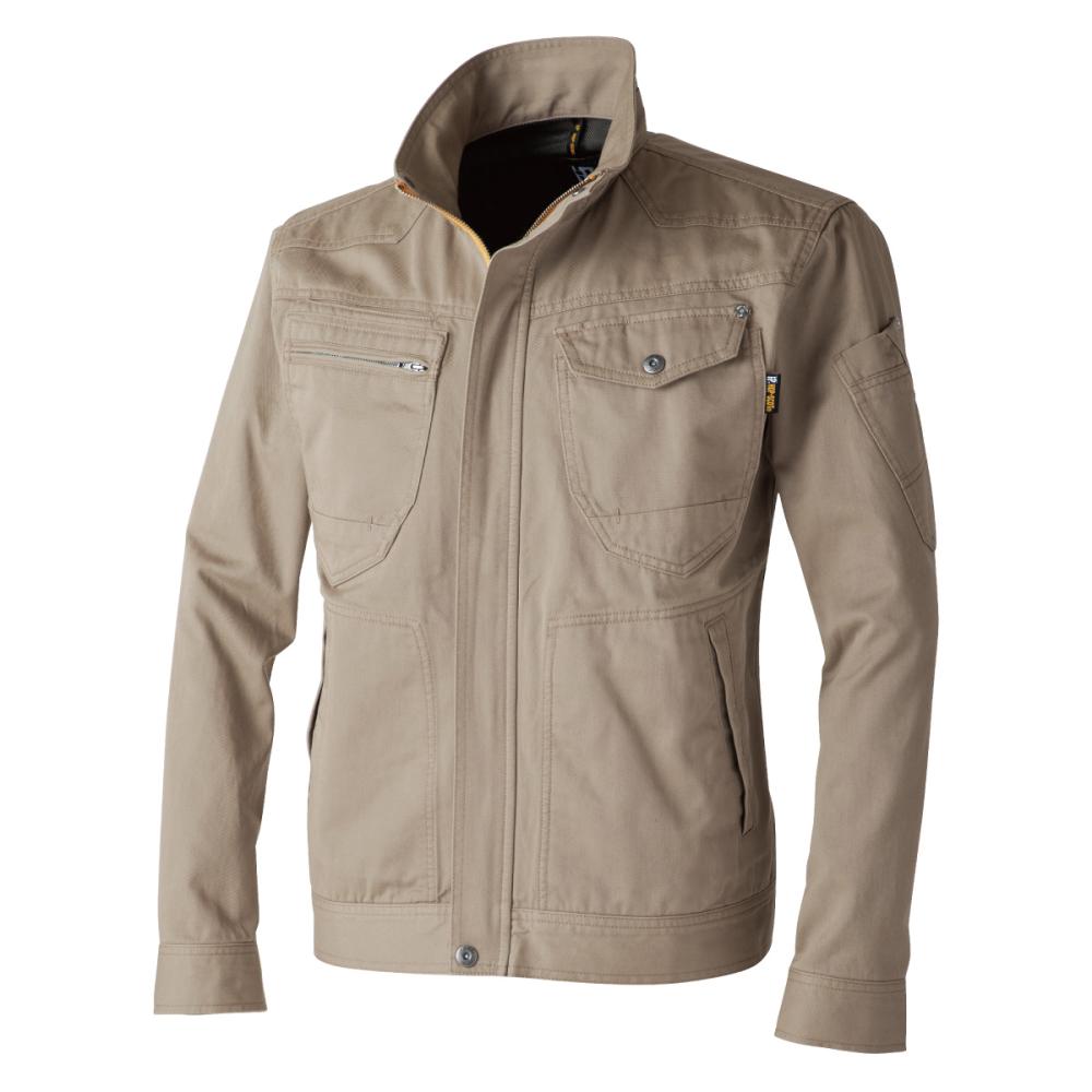 ＣＵＣ　ＨＯＰ－ＳＣＯＴ　長袖ブルゾン　綿１００％　ベージュ　３Ｌ　７７００２９