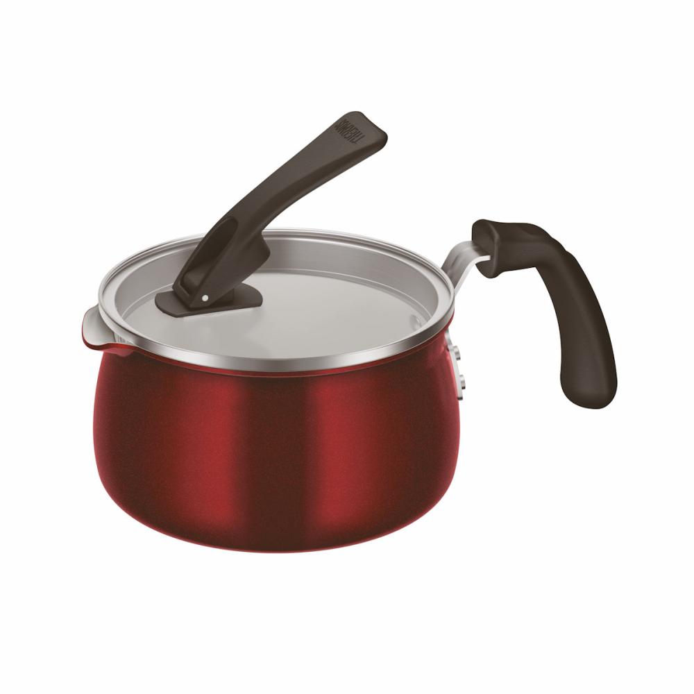 サーモス　セラプロテクトシリーズ　マルチポット　１８ｃｍ　ディープレッド　ＫＮＣ－０１８Ｓ　ＤＲ