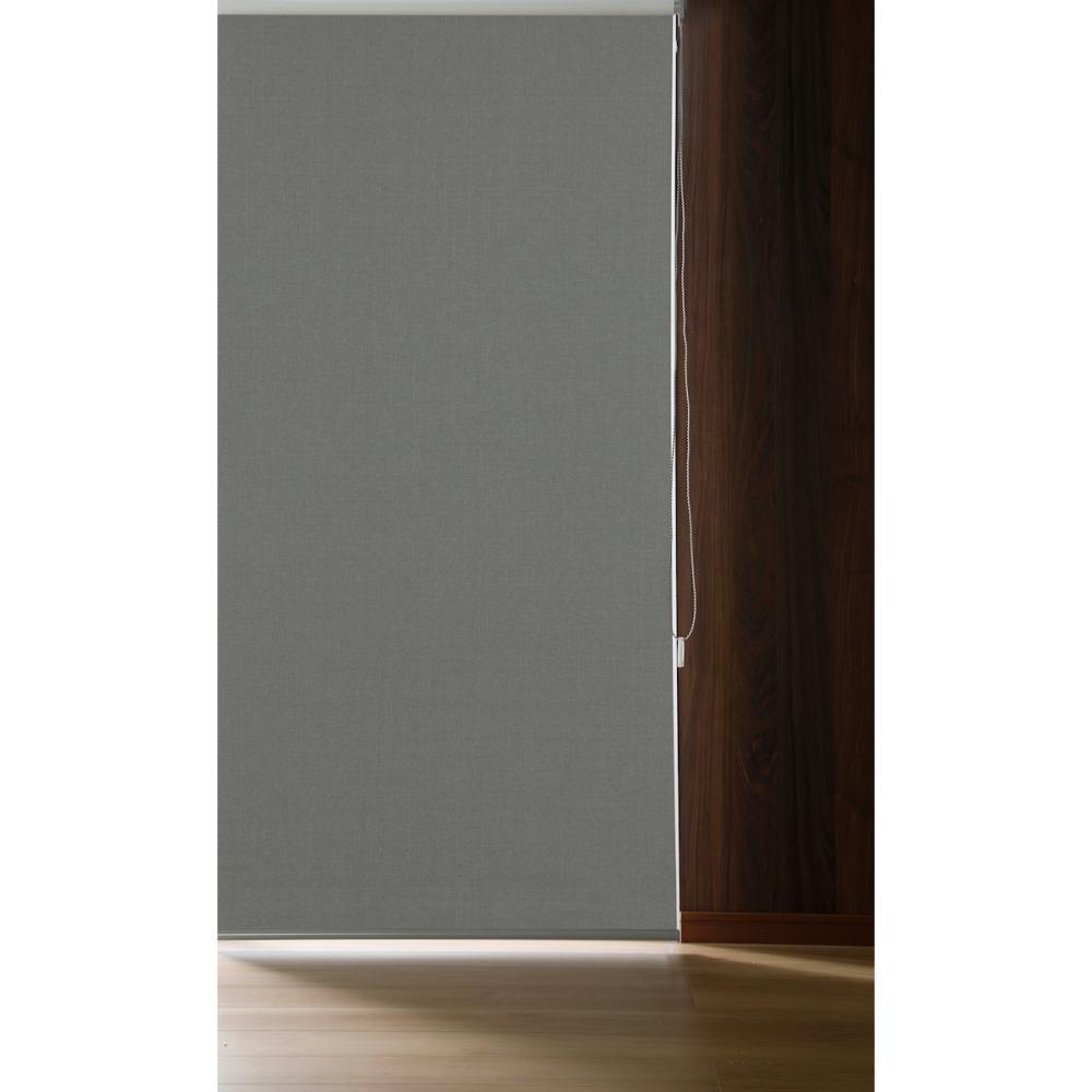 アテーナライフ　遮熱遮光ロールスクリーン　グレー　幅３５×高さ１８０ｃｍ