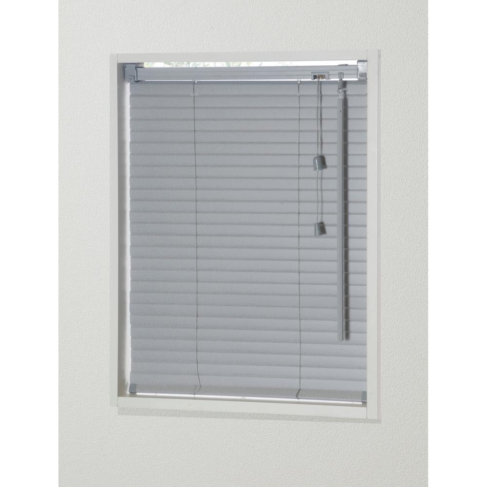 アテーナライフ　遮光断熱できるＬ型ブラインド　グレー　幅１７６×高さ１３８ｃｍ