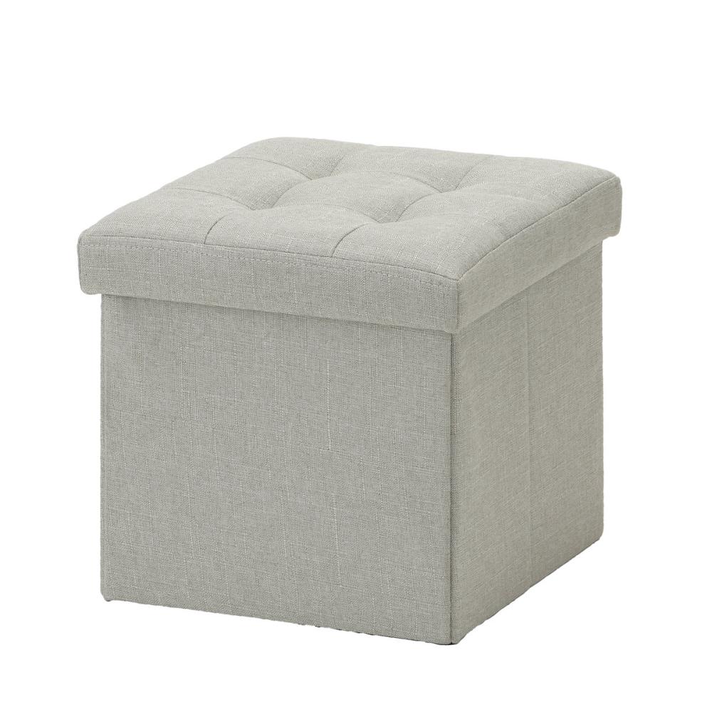 アテーナライフ　収納できるスツール　グレー　シングル