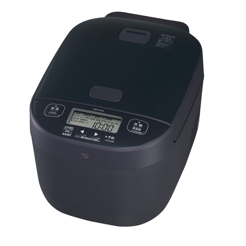 象印　圧力ＩＨ炊飯ジャー　１升炊き　ブラック　ＮＷ－ＹＲ１８－ＢＺ