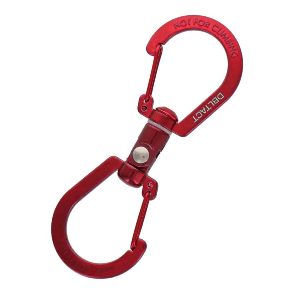 三共コーポレーション　ＤＢＬＴＡＣＴ　Ｓ型ユニバーサルカラビナ　レッド　１００ｍｍ　ＤＴ－ＫＳＵ－１００Ｒ