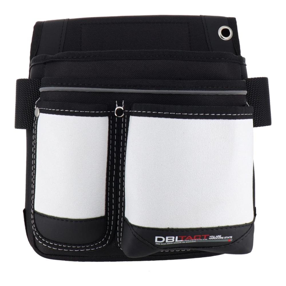 三共コーポレーション　ＤＢＬＴＡＣＴ　スエード調　釘袋　２段　ホワイト　ＤＴＫ－０９－ＷＨ