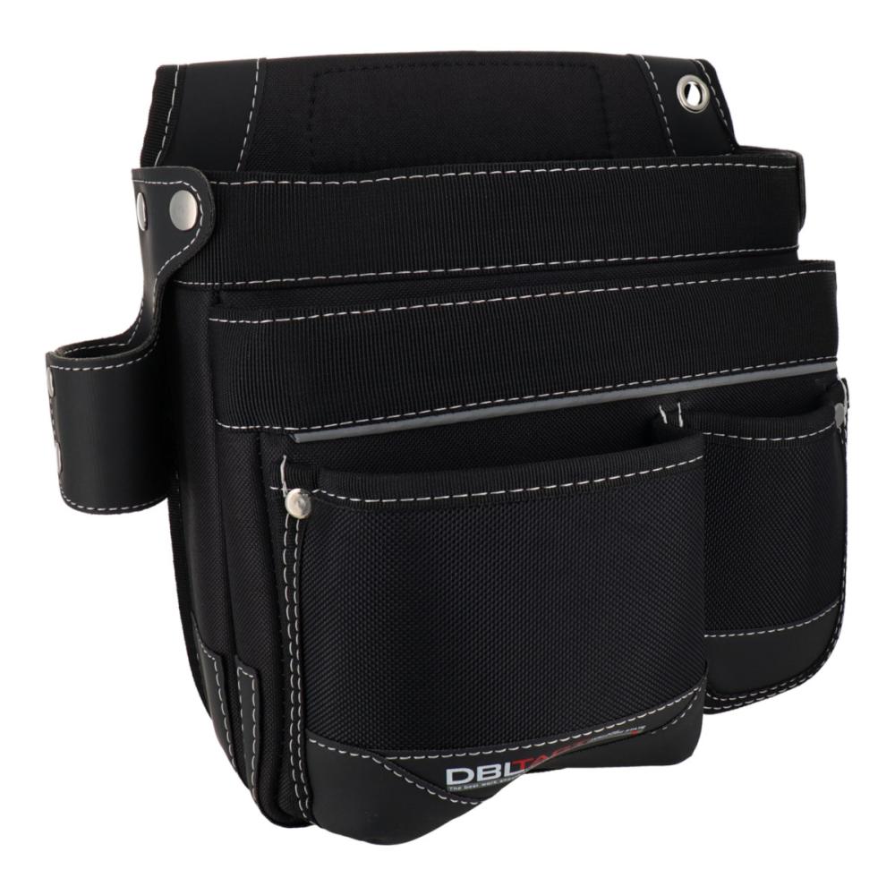 三共コーポレーション　ＤＢＬＴＡＣＴ　釘袋　２段（２１０ｍｍ／１７０ｍｍ）　ＤＴ－１８－ＢＫ