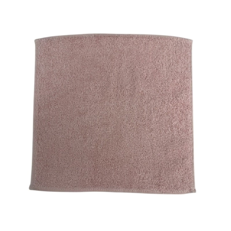 林　日本製　ペールカラー　タオルハンカチ　ピンク