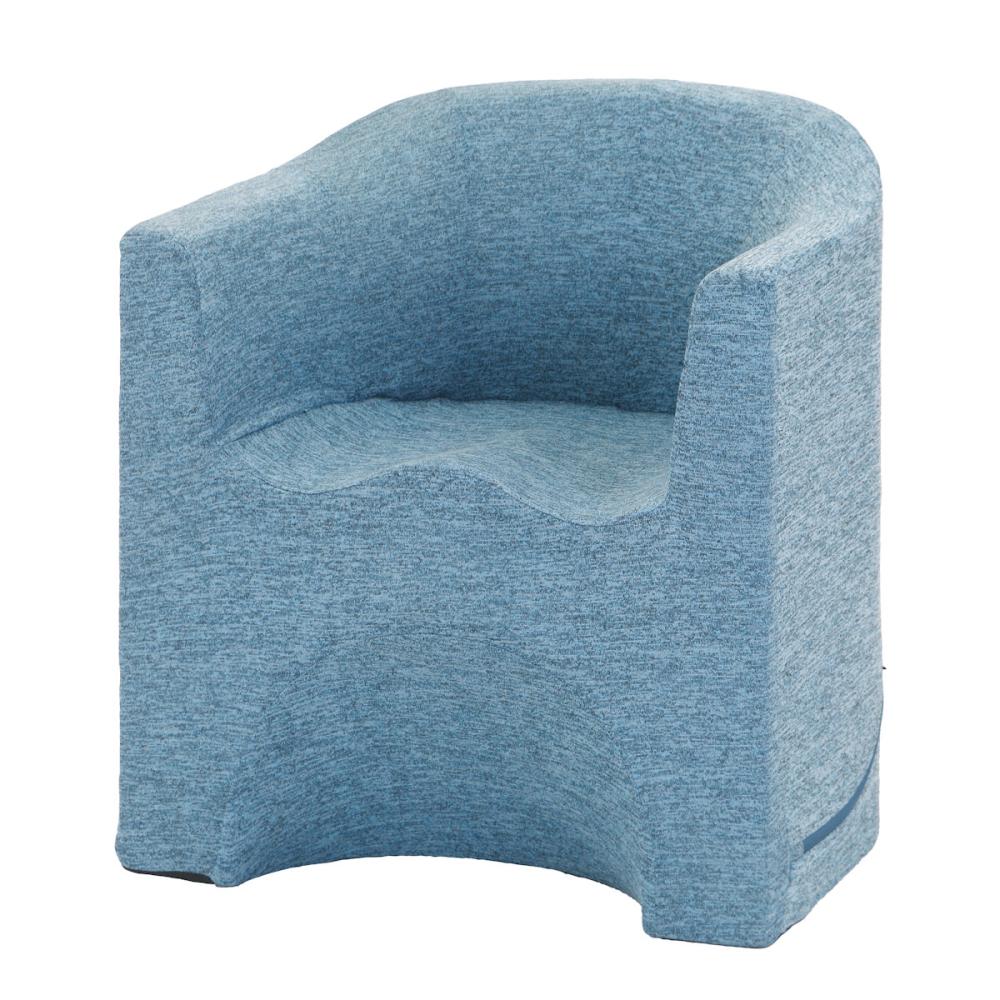 アテーナライフ　超軽楽（かるらく）チェア　ハイタイプ　ブルー