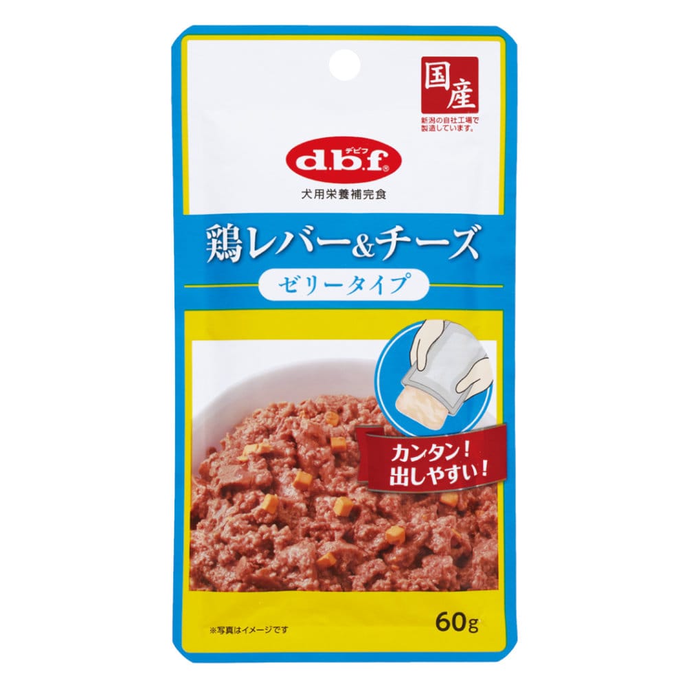 ｄｂｆ　鶏レバー＆チーズ　ゼリータイプ　６０ｇ