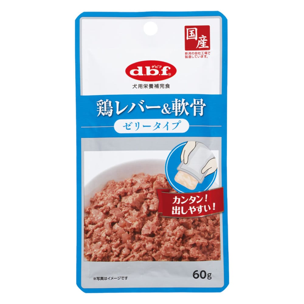 ｄｂｆ　鶏レバー＆軟骨　ゼリータイプ　６０ｇ
