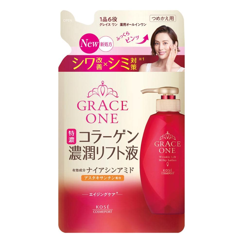 コーセー　グレイスワン　薬用リンクル　リフト液　詰め替え用　２００ｍＬ