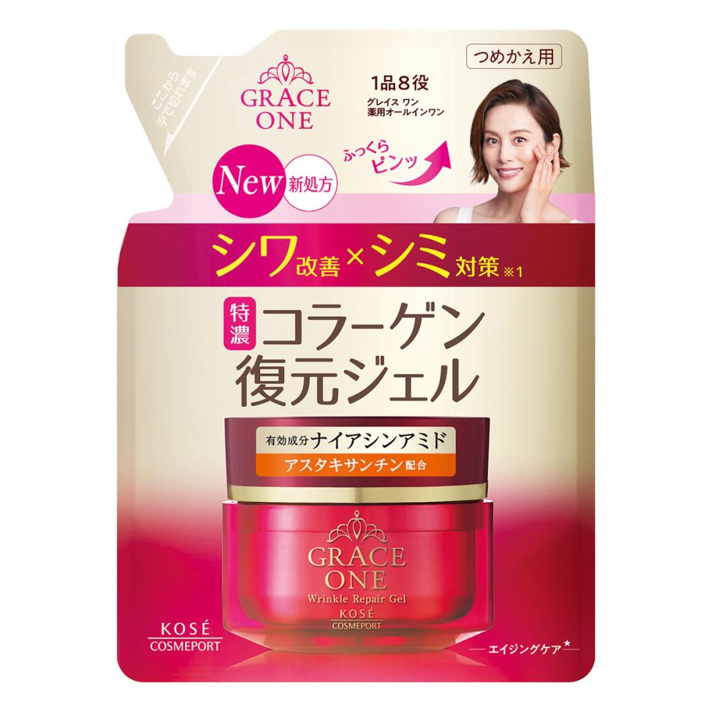 コーセー　グレイスワン　薬用リンクル　リペアジェル　詰め替え用　９０ｇ
