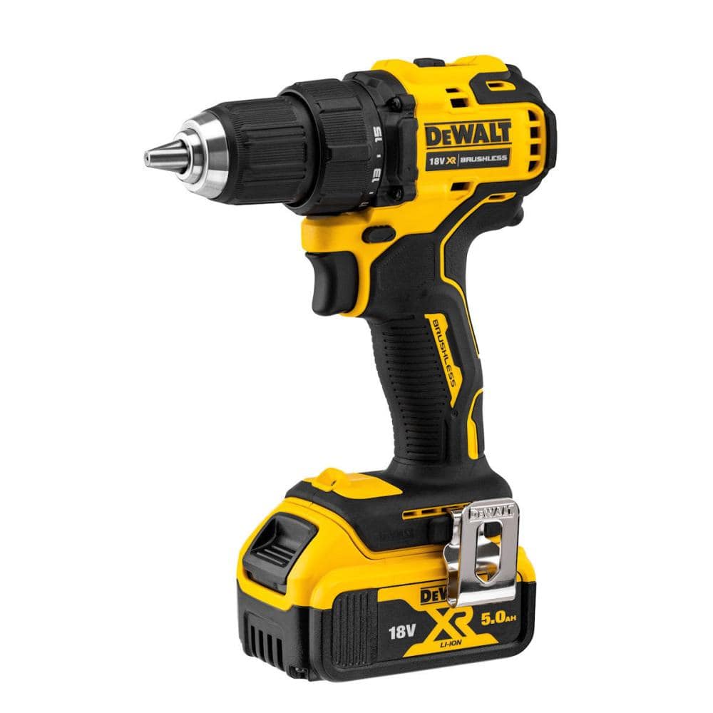 ＤｅＷＡＬＴ（デウォルト）　１８Ｖドリルドライバー　５．０Ａｈ電池２個付き　ＤＣＤ７０８Ｐ２