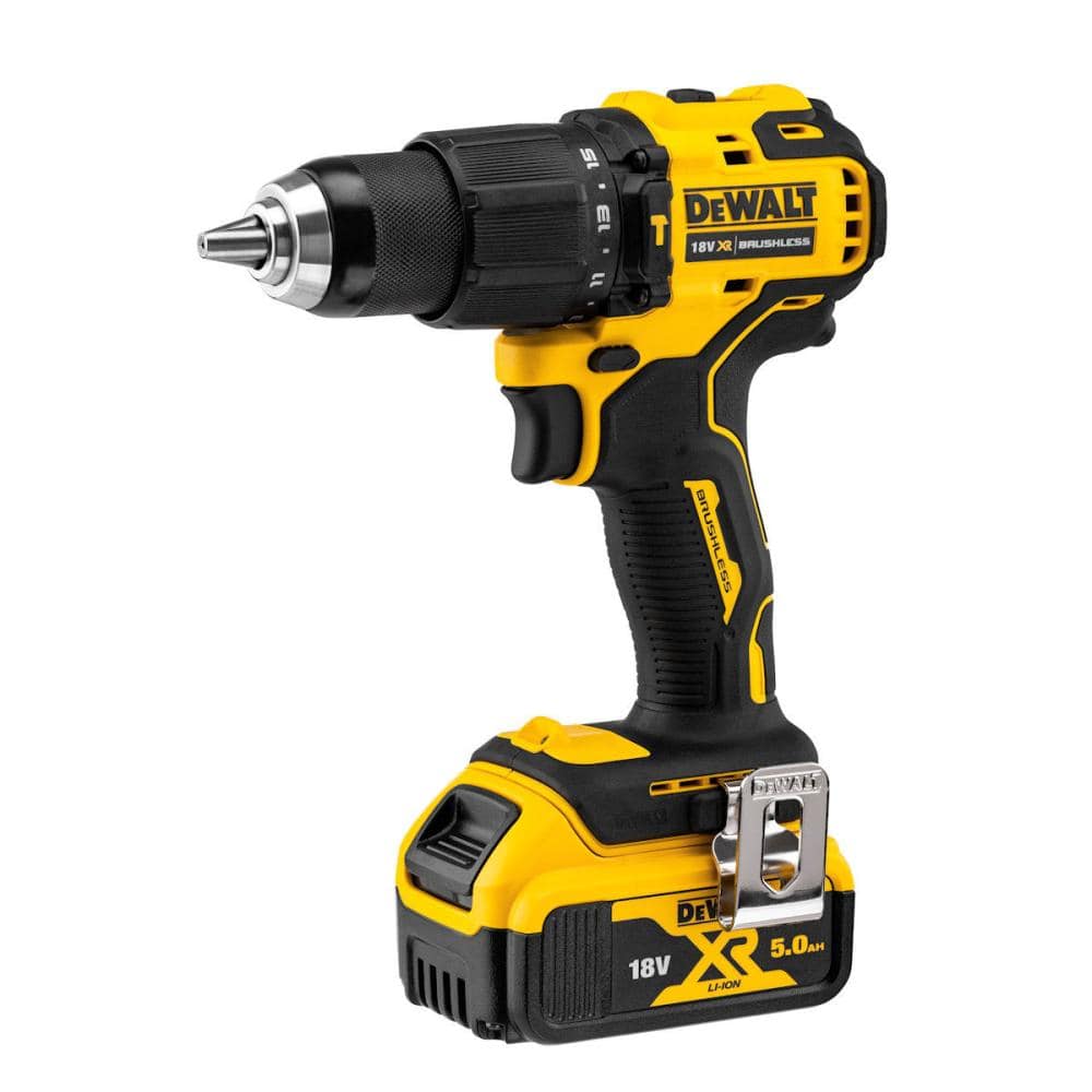 ＤｅＷＡＬＴ（デウォルト）　１８Ｖ振動ドリルドライバー　５．０Ａｈ電池２個付き　ＤＣＤ７０９Ｐ２