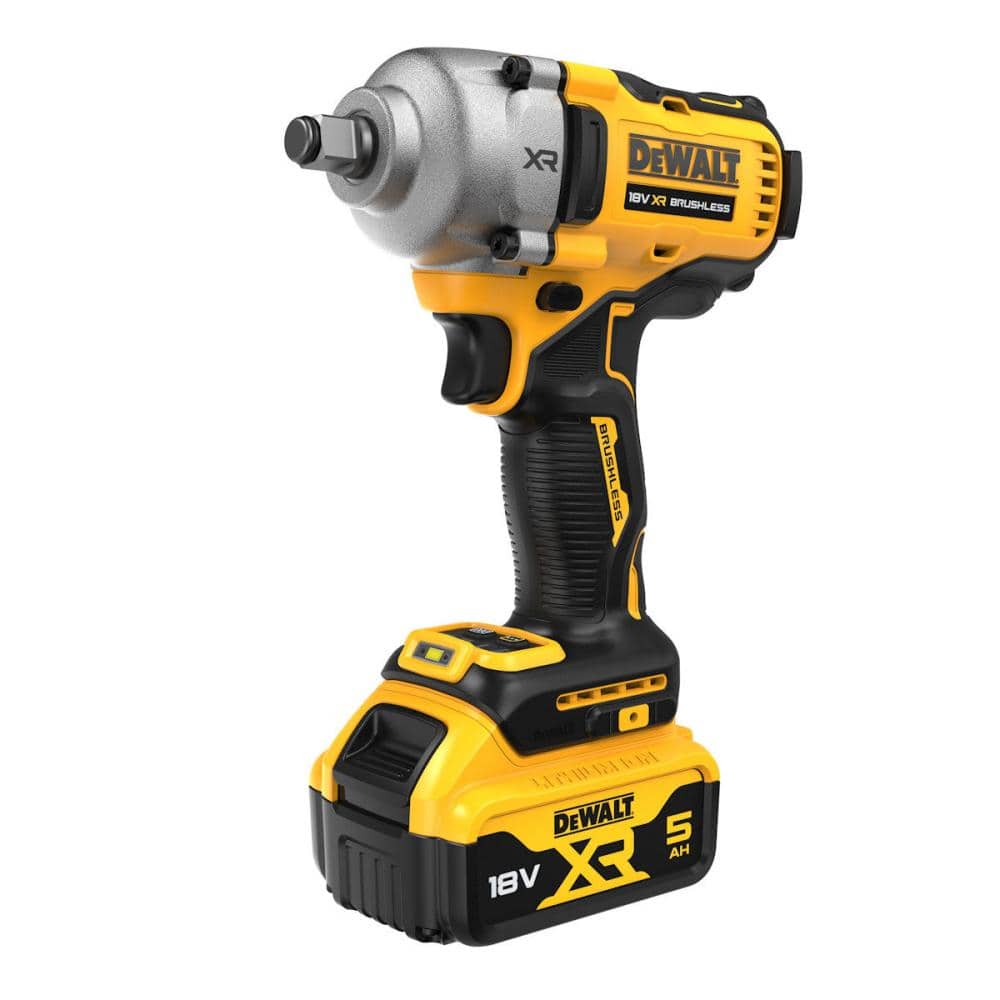 ＤｅＷＡＬＴ（デウォルト）　１８Ｖインパクトレンチ　５．０Ａｈ電池２個付き　ＤＣＦ８９１Ｐ２Ｔ