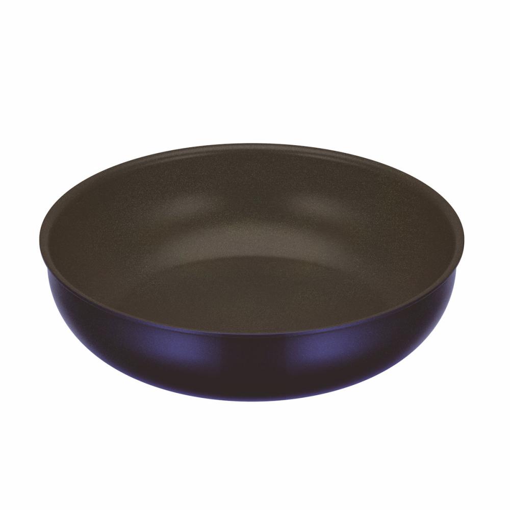 サーモス　デュラブルシリーズ　ガス火専用　取っ手のとれる炒め鍋　２８ｃｍ　ディープブルー　ＫＶＥ－０２８Ｄ　ＤＰＢＬ