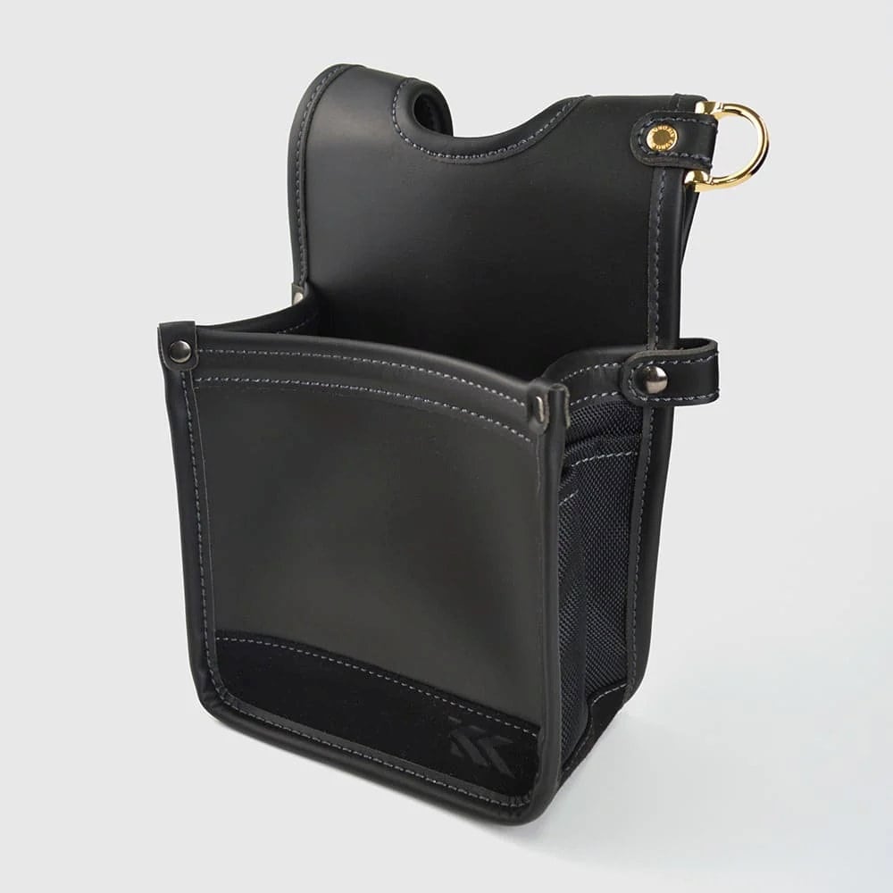 フジ矢　黒金　建築薄型腰袋１段　ＬＩＧＨＴ　ＰＵ　ＬＥＡＴＨＥＲ　ＳＥＲＩＥＳ　ＡＢ－４１ＢＧ