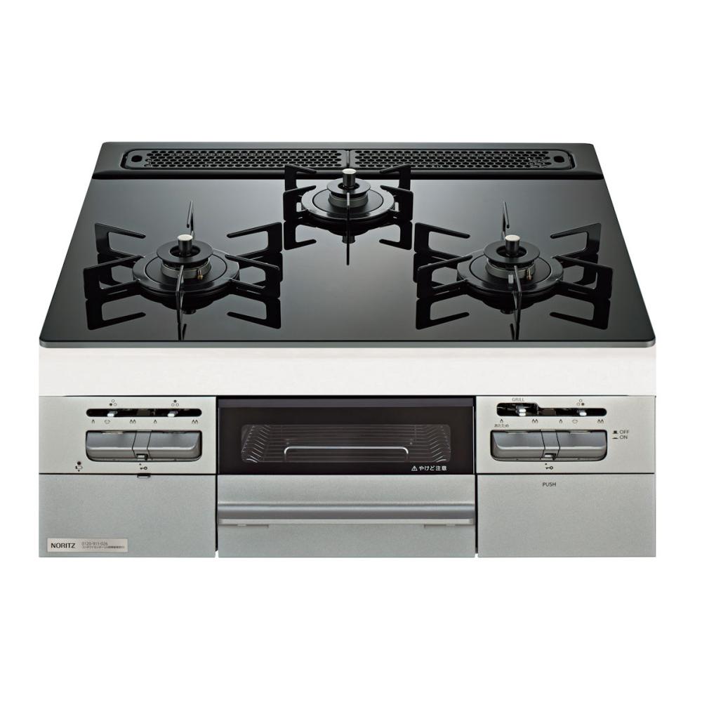 ノーリツ　ビルトインコンロ　ファミ　６０ｃｍタイプ　ブラックガラストップ　ＬＰガス用　ＮＷＶ６Ｐ１Ｖ　ＬＰＧ