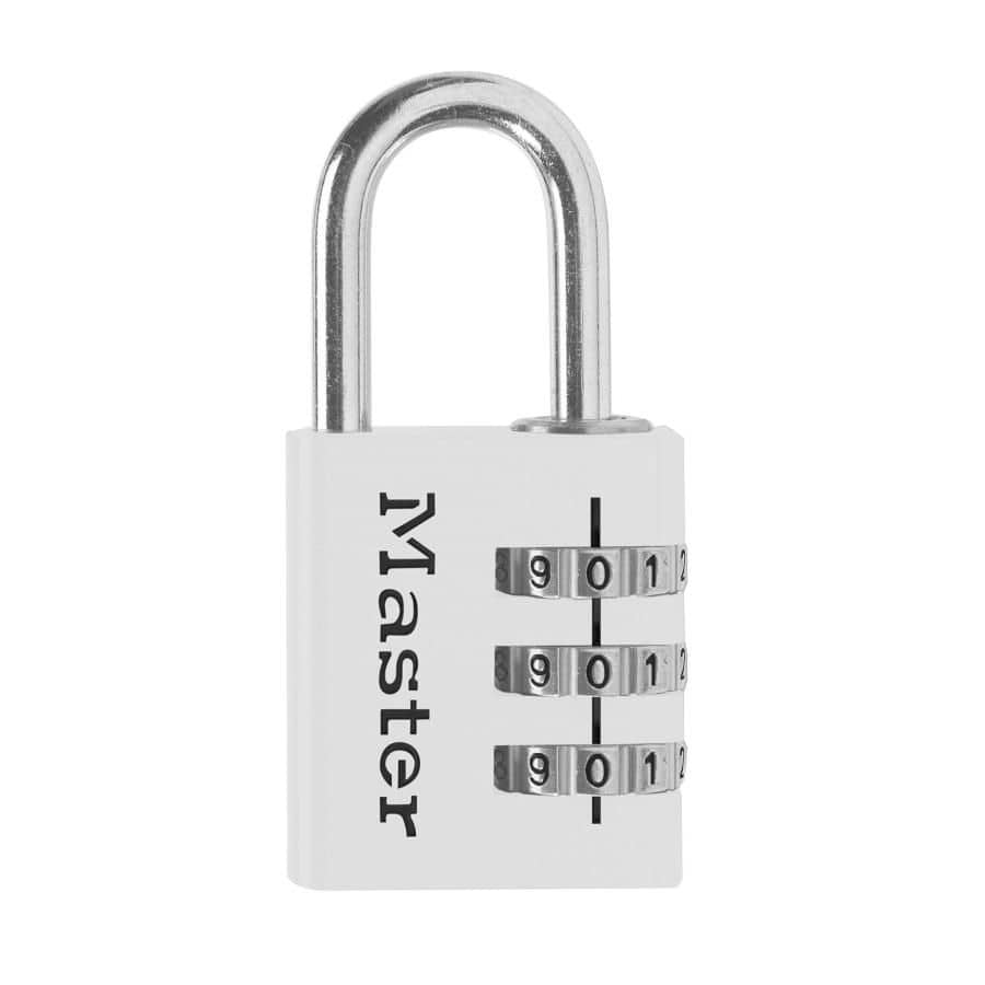 マスターロック　可変式南京錠　ホワイト　６３０ＪＡＤＷＨ