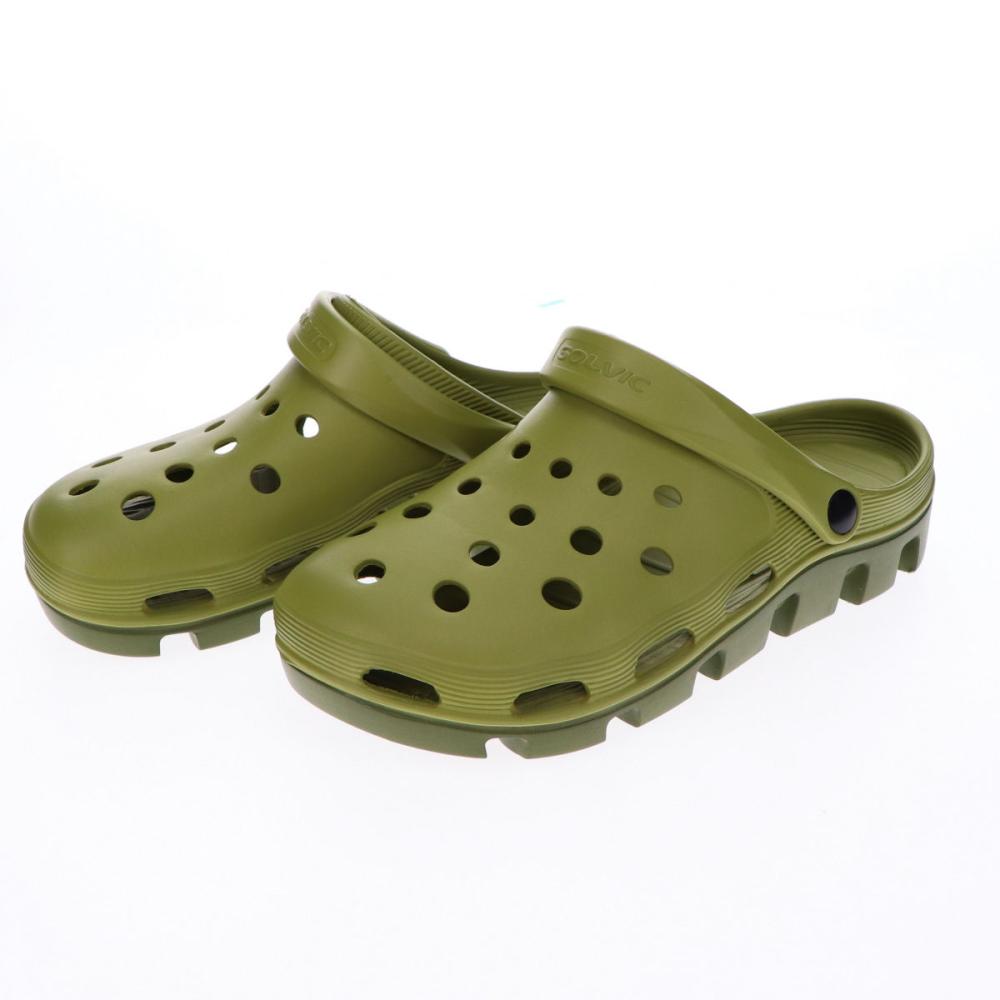 ＳＯＬＶＩＣ（ソルビック）　ダブルソールクッションサンダル　カーキ　Ｓ