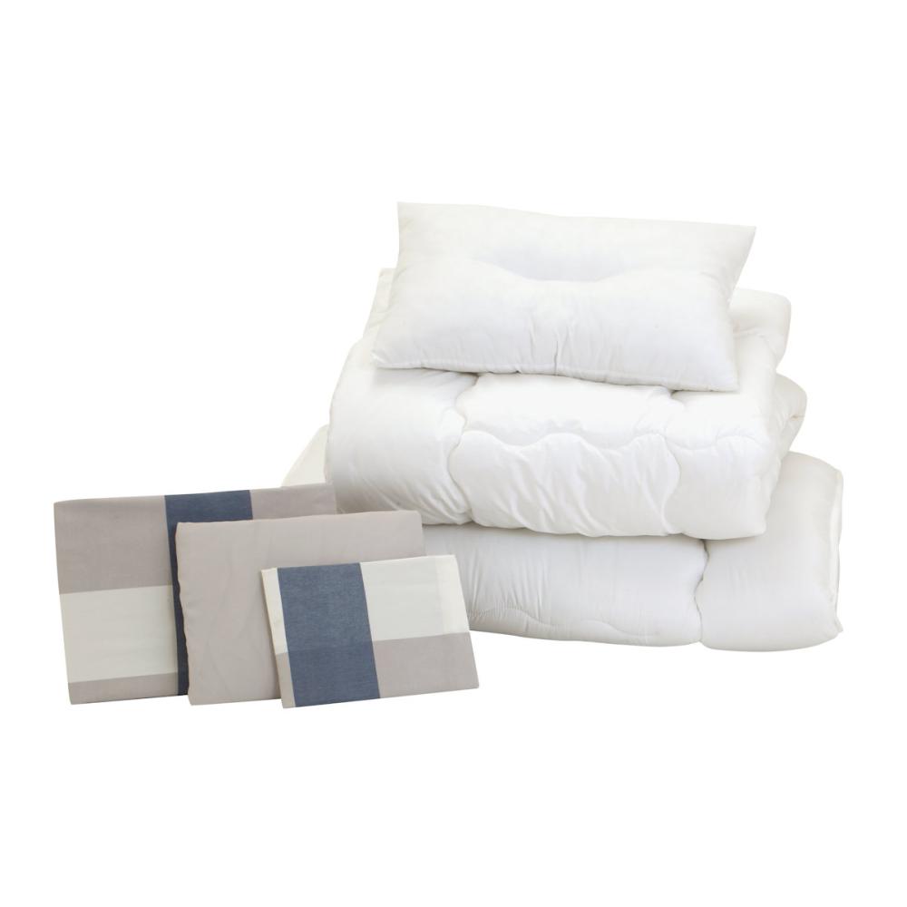 アテーナライフ　カバーが着脱しやすい寝具６点セット　ラティス　シングル