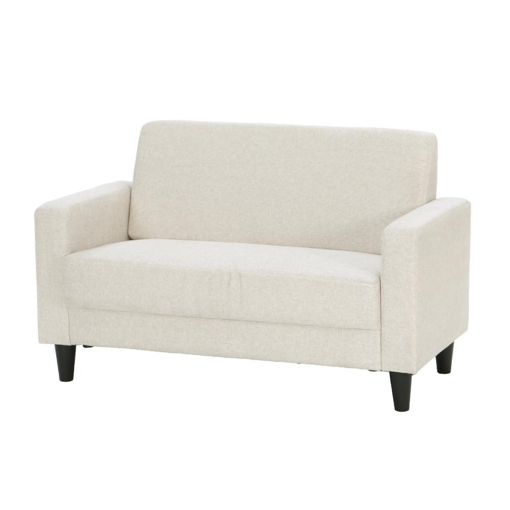 アテーナライフ　２人掛けコンパクトソファ　ロザーナ　ファブリック　ベージュ