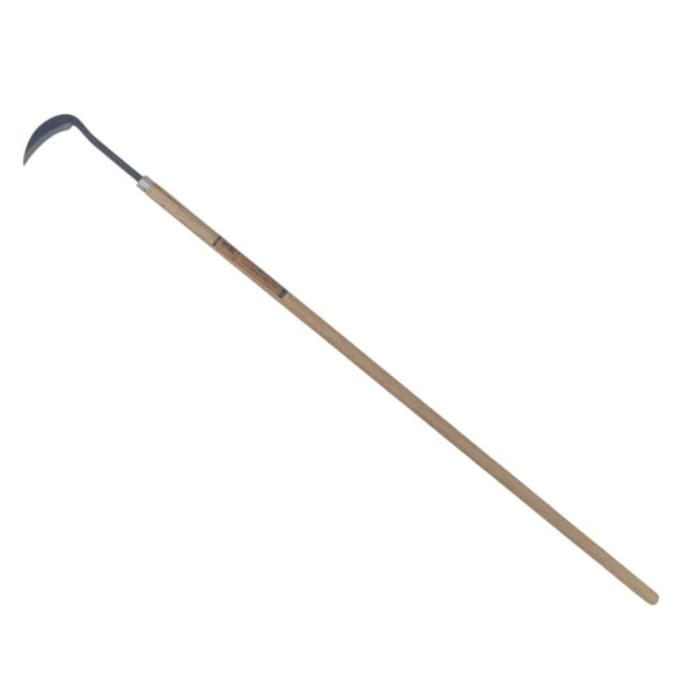 全鋼　カット鎌　木柄１２００ｍｍ